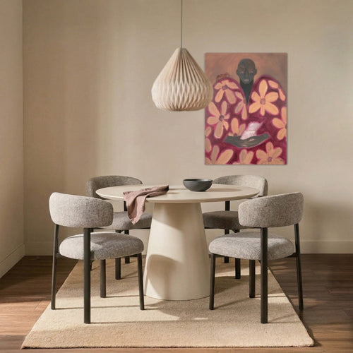 DÉJA Living Eettafel Kalix - Rond Beige - 120x120x77cm