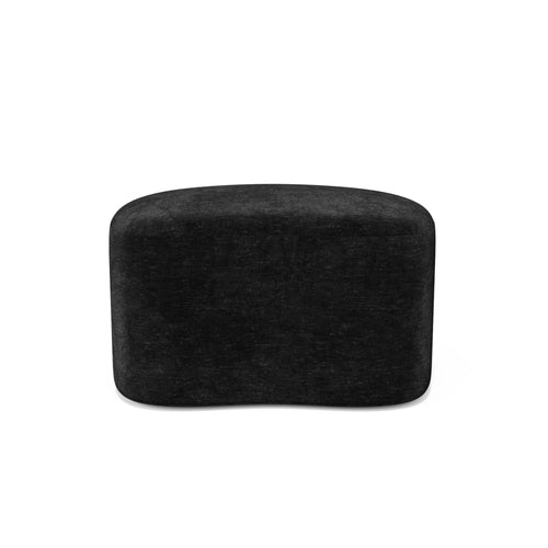 Sia Home - Zitzak 60 cm DUNE -  fluweel zwart 60cm