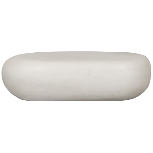Vtwonen Pebble Salontafel - Betonlook - Wit - 28x100x43 - vtwonen shop