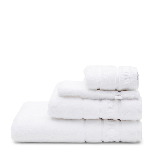 Rivièra Maison RM Hotel Guest Towel white 50x30 - Katoen - Wit - vtwonen shop