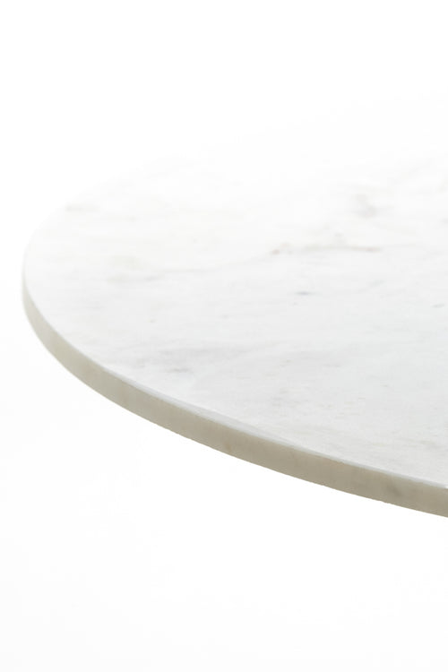 Light & Living tafel LEYDA - Ø100x78cm - wit