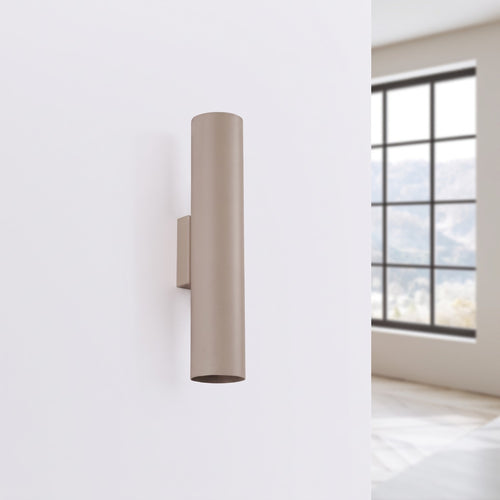 Sollux Lighting Wandlamp LAGOS 2 taupe - 6x8x30cm