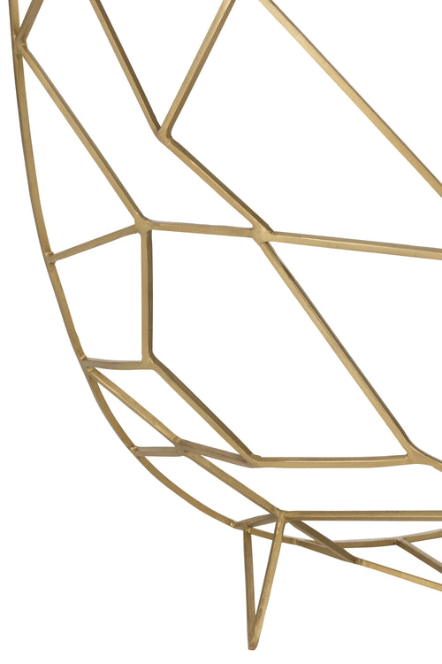 J-Line console Moza - metaal/glas - goud