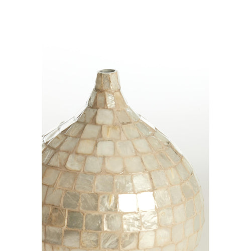 Light & Living vaas Elorza - wit - Ø22cm