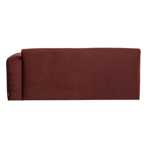 WOOOD 2-zits bank arm rechts Mojo Base - Velvet - Kast.bruin - 74x185x97