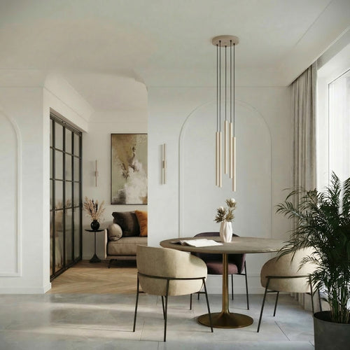 Sollux Lighting Hanglamp PASTELO 2 taupe - 15x15x118cm