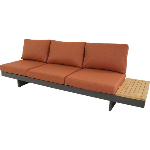 Lesli Living loungebank Barbados - rood - 245x71x70cm