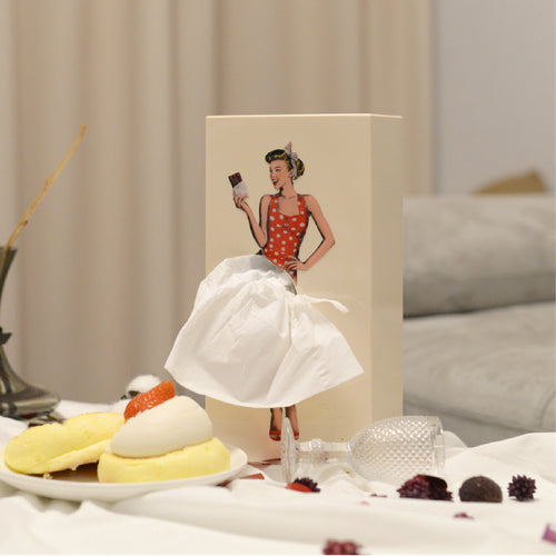 Spextrum Tissue Up Girl - tissuehouder - beige - vtwonen shop