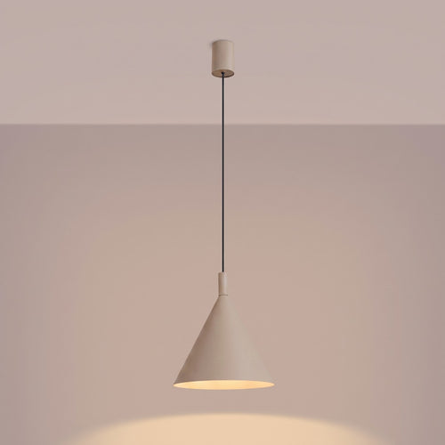 Sollux Lighting Hanglamp NOX 25 taupe - 24,5x24,5x140cm