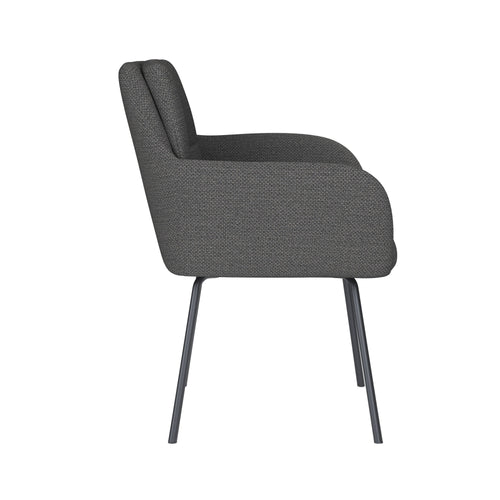 Housecraft Living Pete Eetkamerstoel Metaal Grijs