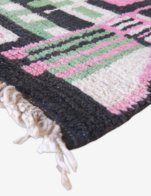 AFK Living vloerkleed Berber - handgemaakt - Wol - 74 x 344 cm