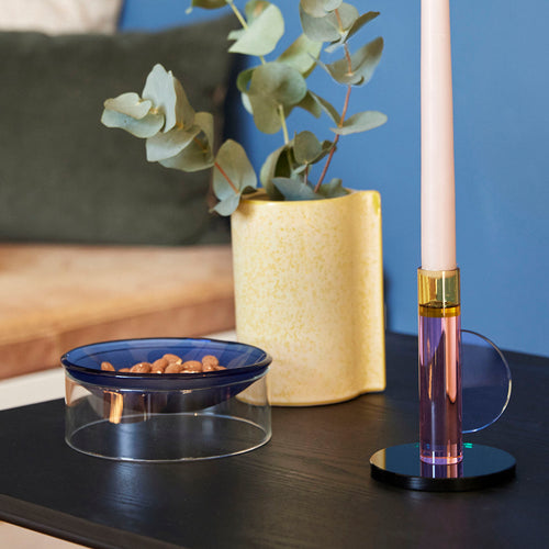 Hübsch kandelaar Astro - kristal - ø10xh14cm - vtwonen shop