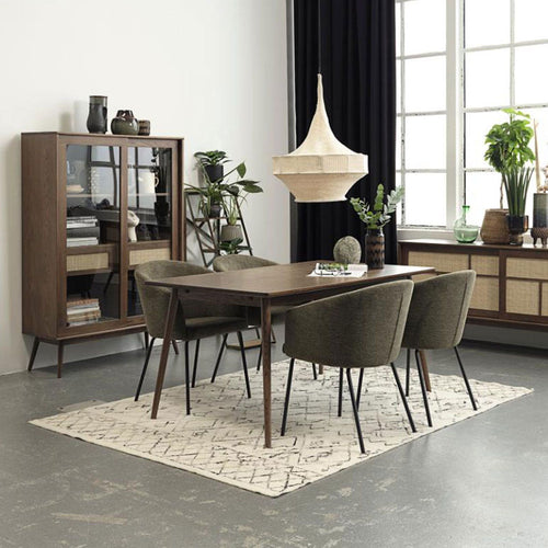 Olivine Boas Verlengbare Houten Eettafel 150 cm - Gerookt Eiken