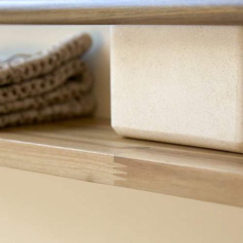 Tikamoon Badkamerplank van massief acaciahout 60 cm - Naturel