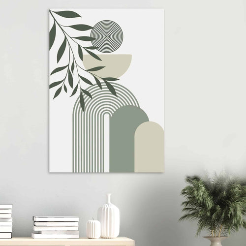 Artfulprints  Boho – Olive balance   poster 70x100 cm - vtwonen shop