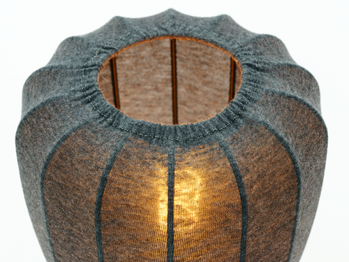 EGLO tafellamp Barlaston - e27 - 39 cm - zwart/grijs - uitwasbaar textiel