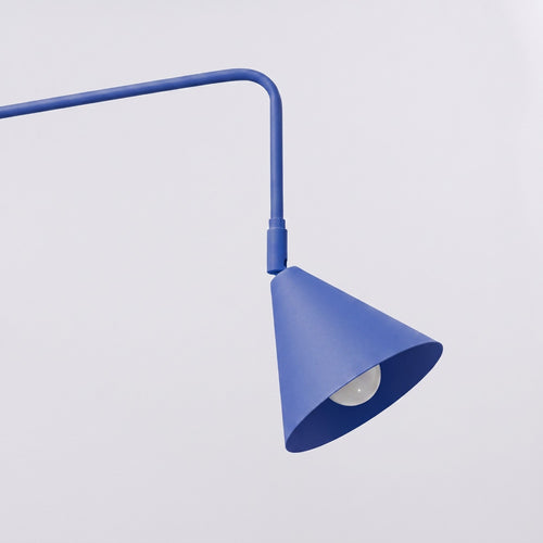 Sollux Lighting Wandlamp NOX ultramarijn - 14x61x30cm