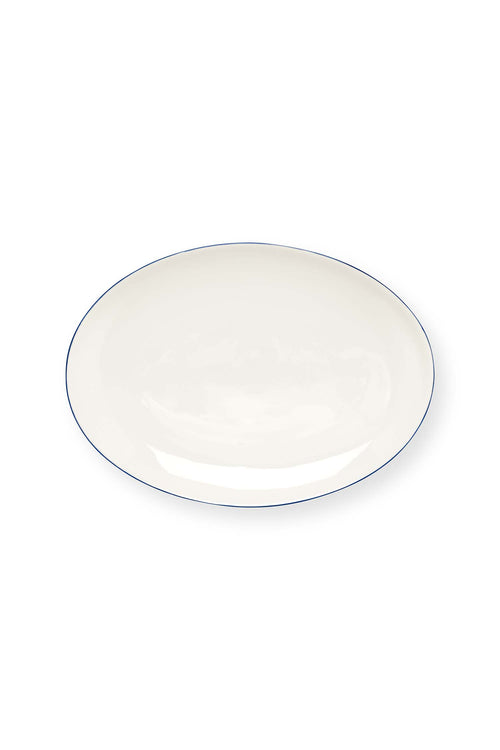 vtwonen Bord - Line - Wit - 30cm