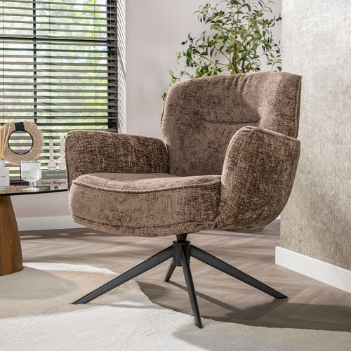 Giga Living Fauteuil Forza - Champagne - Draaibaar
