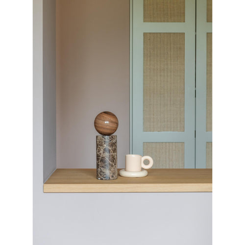 it's about RoMi tafellamp Tivoli - bruin - Ø12cm