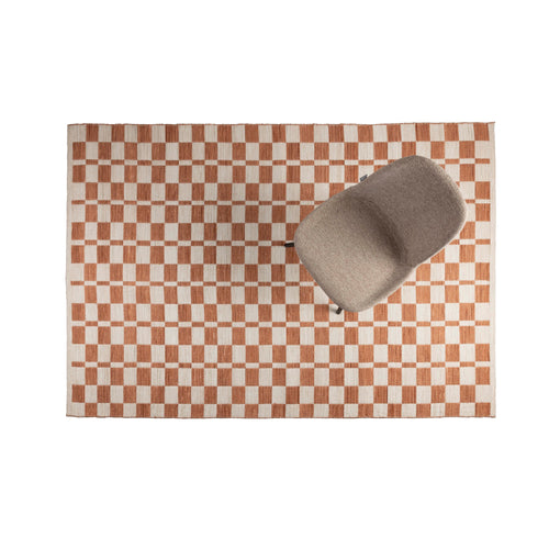 Zuiver Checker Vloerkleed 160x230 - Beige - vtwonen shop