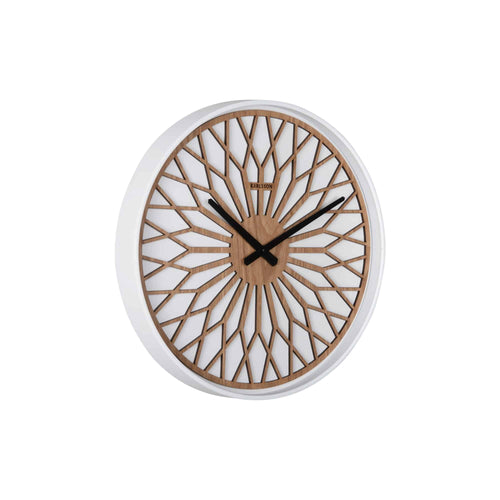 Karlsson wandklok Girasol - wit - Ø40.6cm
