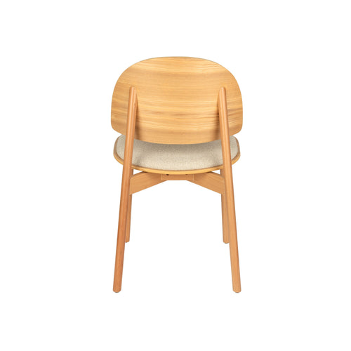 Zuiver Sunrise Eetkamerstoelen Hout Naturel - Set van 2