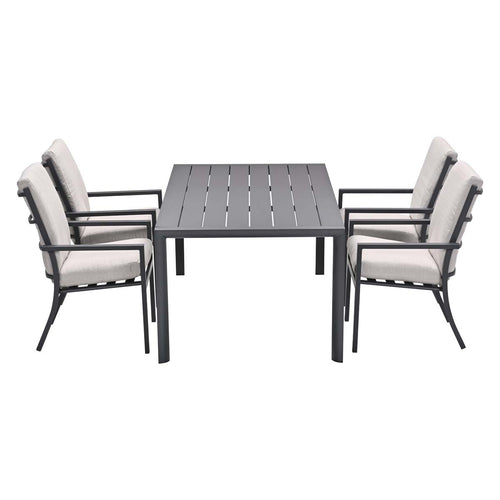 Garden Impressions Sergio/Gosford tuinset 4 personen stapelbare tuinstoelen