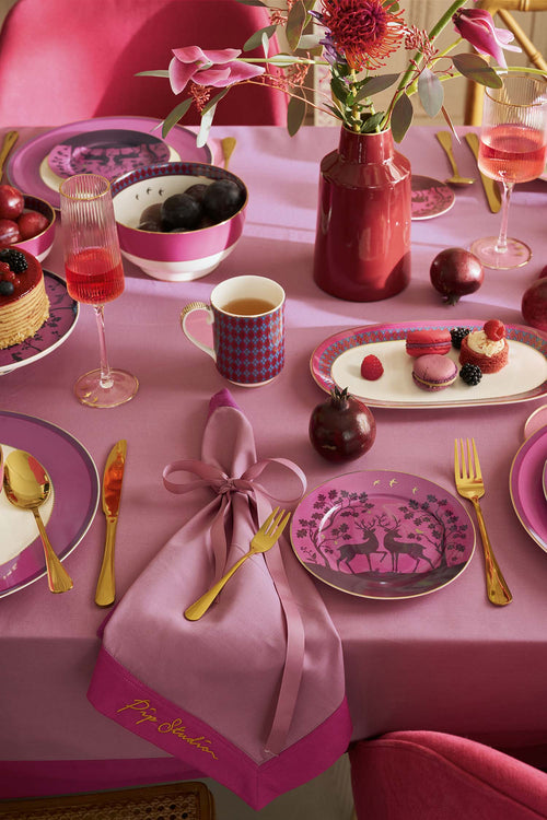 Pip Studio - Deerest Darling Pink - Set van 4 Servetten - 40x40cm