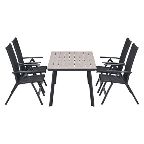 Garden Impressions Tuinset Santana 5-delig verstelbaar - Penedo tuintafel