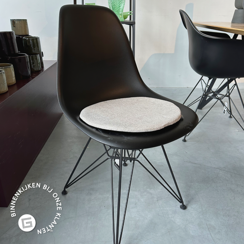 Nolon Lot Rond Stoelkussen Donkergrijs - vtwonen shop