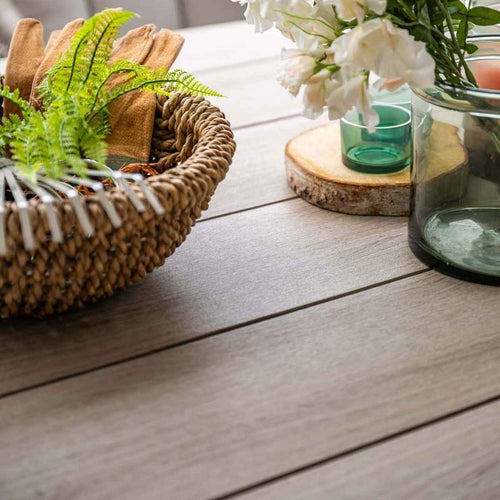 Garden Impressions tuinset Lucas - Tulli bruin - light teak look - 7-delig - vtwonen shop