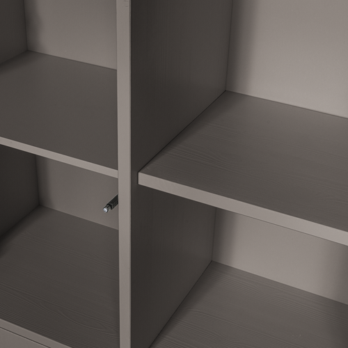 WOOOD opbergkast Merel - Grenen - Warmgrijs - 100x200x44 - vtwonen shop