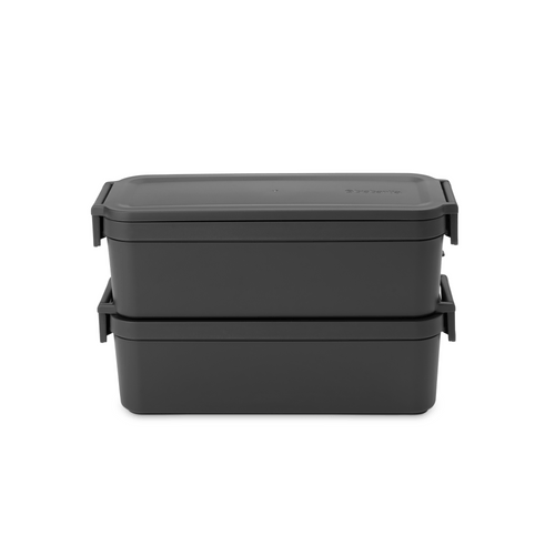 Brabantia Make & Take Bento Lunchbox Hoog - Dark Grey