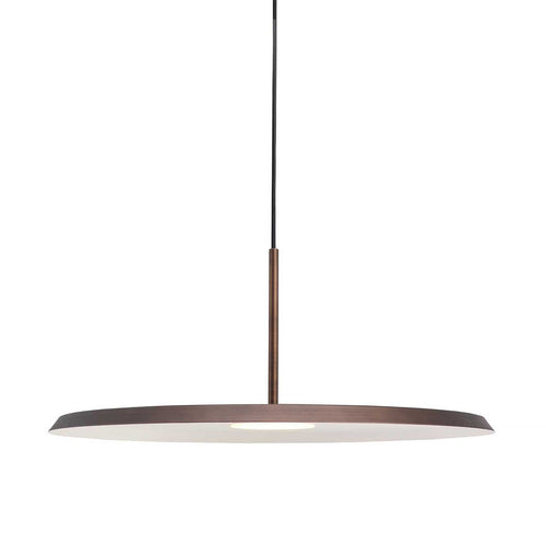 Artdelight hanglamp Osorno - 1 lichts - 35  x 143   cm - koper