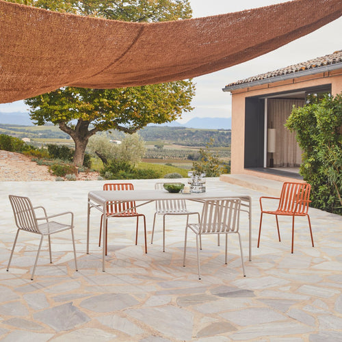 Tikamoon Metalen leunstoel in crèmekleur - Beige - vtwonen shop