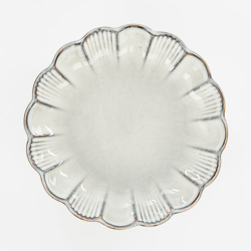 Mica Decorations Corfu Schaal - H5 x Ø19 cm - Keramiek - Grijs - vtwonen shop