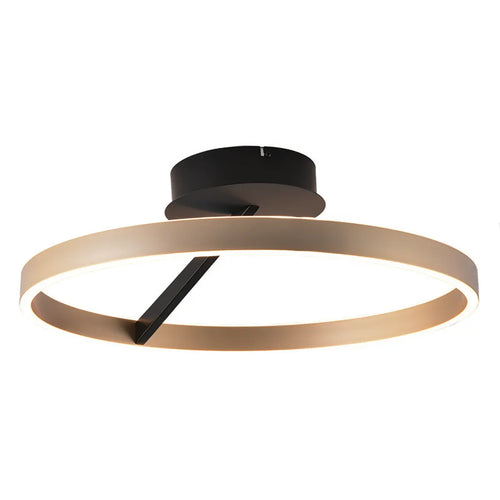 Freelight plafondlamp Pilota - 2 lichts - 55  x 18   cm - zwart goud - vtwonen shop