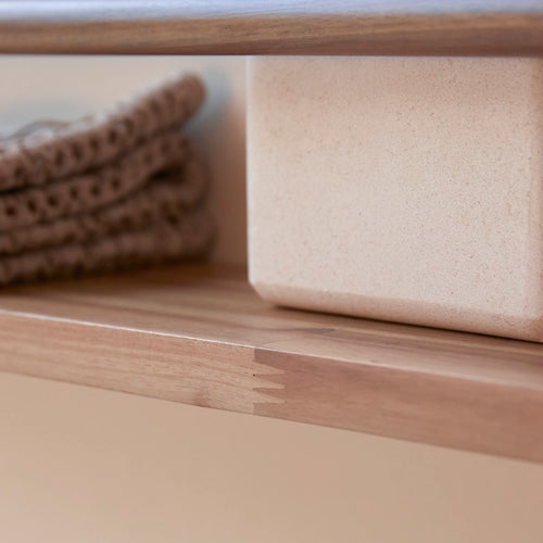 Tikamoon Wandhanddoekrek van massief acaciahout 60 cm - Naturel - vtwonen shop