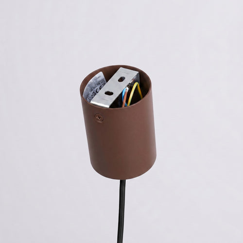 Sollux Lighting Hanglamp NOX 25 bruin - 24,5x24,5x140cm