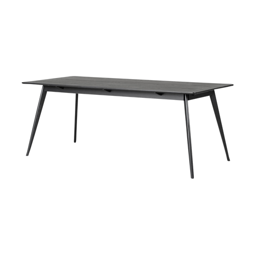 Rowico Home Yumi verlengbare houten eettafel zwart - 190 x 90 cm - vtwonen shop