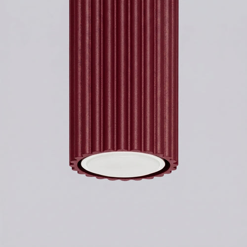 Sollux Lighting Plafondlamp KARBON 30 bordeaux - 6,5x6,5x30cm