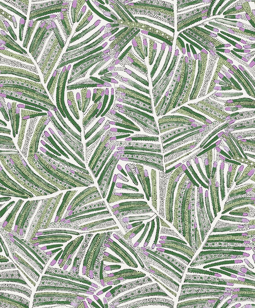 Masureel behang bladeren groen - 53 cm x 10.05 m - 632055 - vtwonen shop