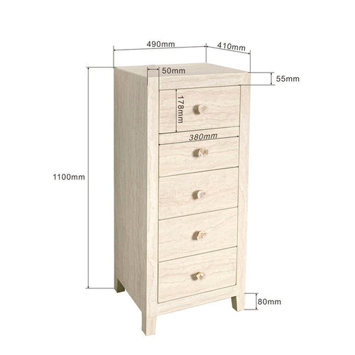 Kare Design Ladekast Travertino 5 lades