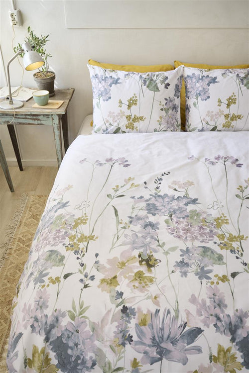 Ariadne at Home dekbedovertrek Hortensia - 200x200/220 cm - pastel - vtwonen shop