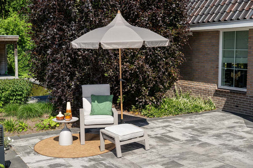 Garden Impressions Aloha parasolset Ø200 cm taupe