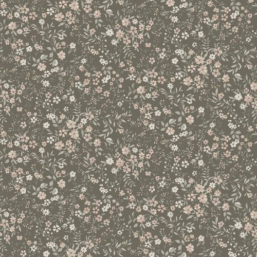 Borastapeter behang vintage bloemetjes groen - 53 cm x 10.05 m - 660614 - vtwonen shop