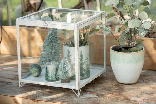 J-Line decoratie Kerstboom - kunststof -  groen - small - 3 stuks - vtwonen shop