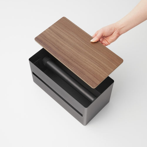 Yamazaki Keukenrolhouder - Rin - Zwart - vtwonen shop