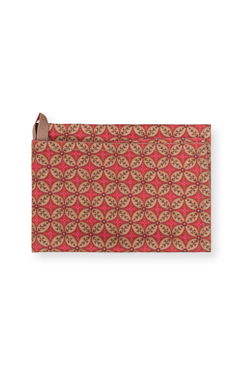 Pip Studio - Blooming Tales Bustani Pashmina Dark Red - Set van 2 Theedoeken - 50x70cm